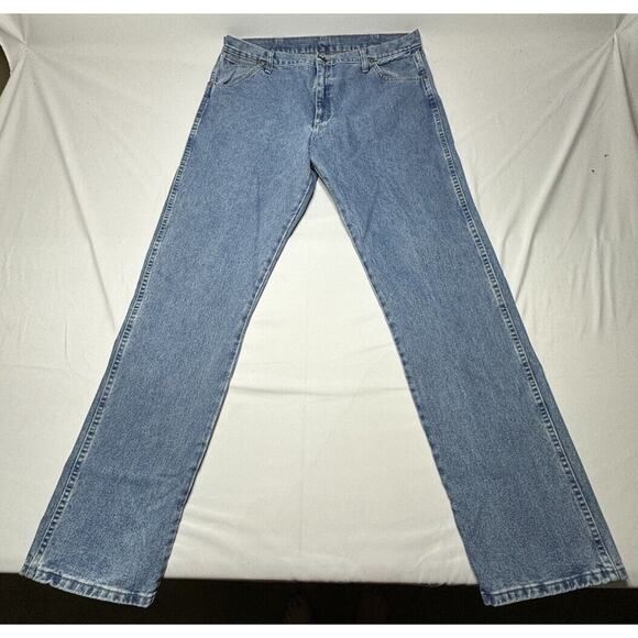 Wrangler Other - Wrangler 13MWZAW Men's Regular Fit Straight Leg Blue Jeans - Size 40x36